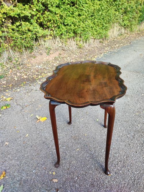 ANTIQUE GEORGE THE 3RD STYLE MAHOGANY OCCASIONALSILVER TRAY TOP TABLE - ADDITIONAL PHOTO 5