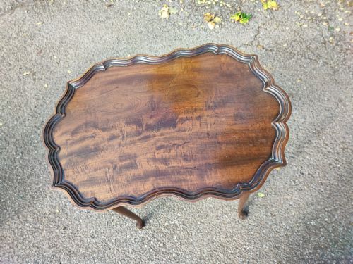 ANTIQUE GEORGE THE 3RD STYLE MAHOGANY OCCASIONALSILVER TRAY TOP TABLE - ADDITIONAL PHOTO 7