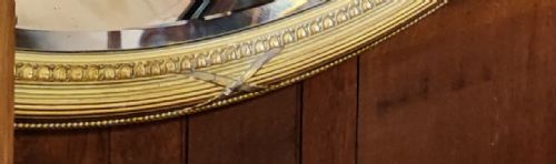 EDWARDIAN OVAL GILT MIRROR - ADDITIONAL PHOTO 2