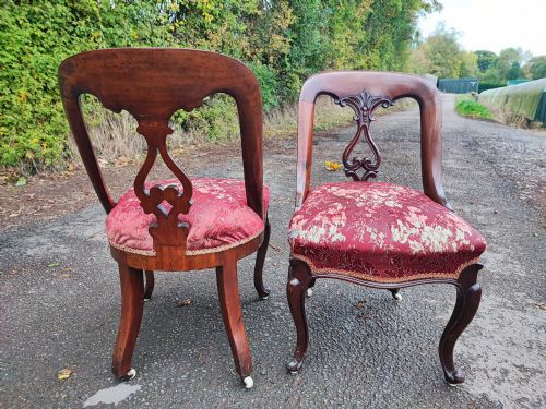 A FINE SET OF 6 VICTORIAN CHAIRS - ADDITIONAL PHOTO 5