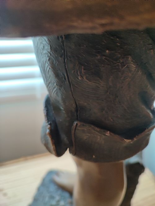 A GOLDSCHEIDER FIGURE STATUE - ADDITIONAL PHOTO 11