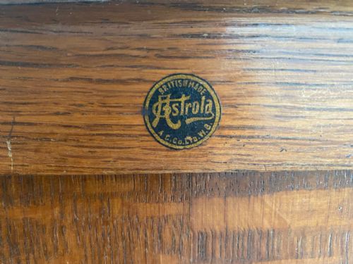 1930S OAK TEACHER'S DESK - ADDITIONAL PHOTO 4