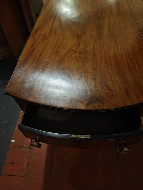 REGENCY OVAL PEMBROKE LAMP TABLE - ADDITIONAL PHOTO 6