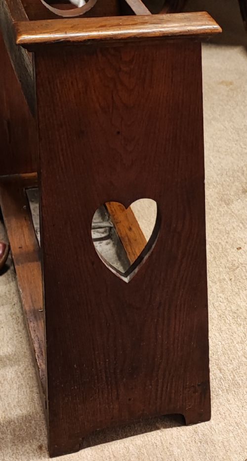 LIBERTY AND CO OAK 5 SECTION STICK STAND - ADDITIONAL PHOTO 8
