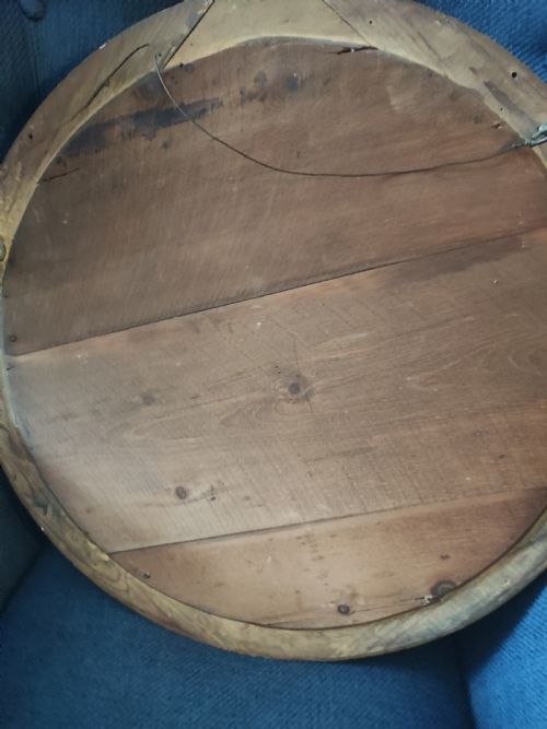 A 19C GILT CONVEX MIRROR - ADDITIONAL PHOTO 5