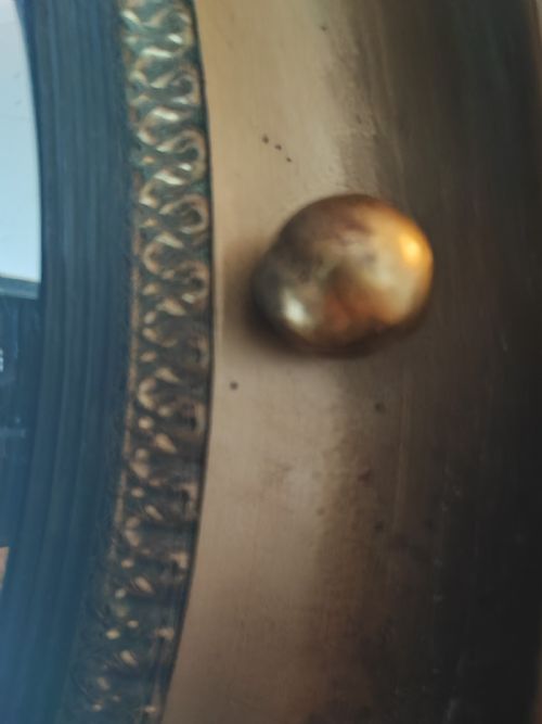 A 19C GILT CONVEX MIRROR - ADDITIONAL PHOTO 9