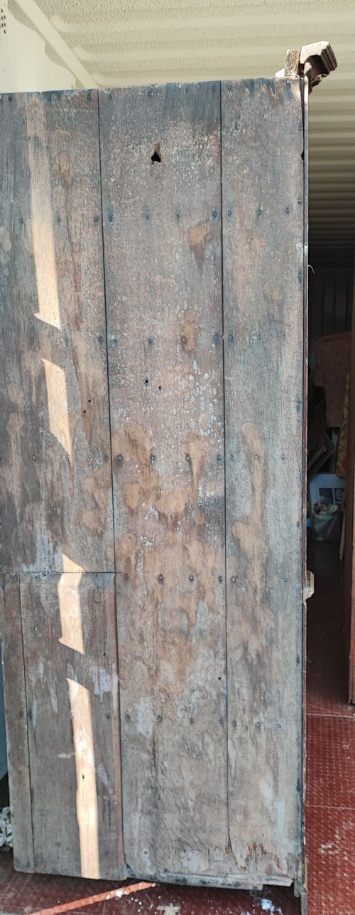 GEORGE 111 4 DOOR OAK CORNER CABINET 18TH CENTURY - ADDITIONAL PHOTO 4