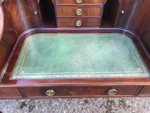 A QUALITY EDWARDIAN MAHOGANY CARLTON HOUSE DESK - ADDITIONAL PHOTO 7