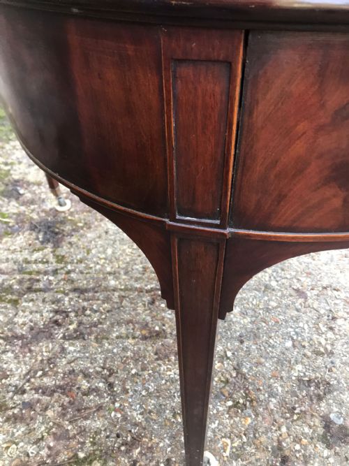 A QUALITY EDWARDIAN MAHOGANY CARLTON HOUSE DESK - ADDITIONAL PHOTO 11