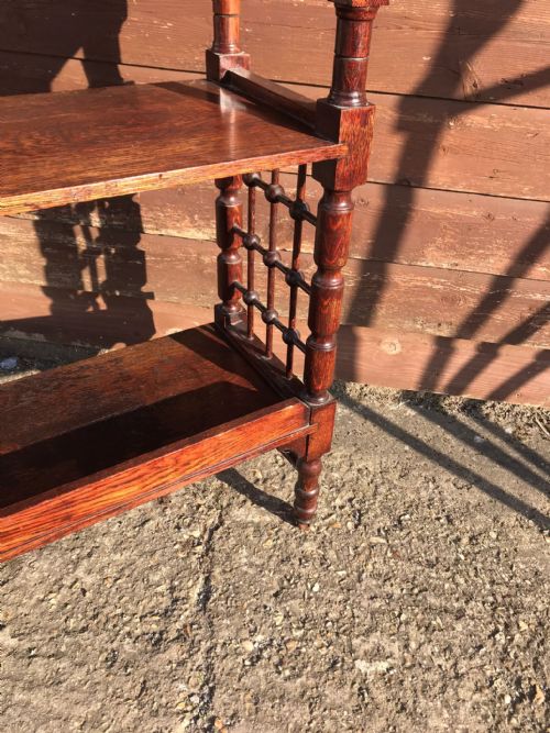 ART'S AND CRAFTS OAK BOOK TABLE LEONARD WYBURD FOR LIBERTY CO LONDON - ADDITIONAL PHOTO 3