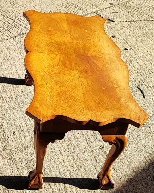 ANTIQUE WALNUT COFFEE TABLE - ADDITIONAL PHOTO 8
