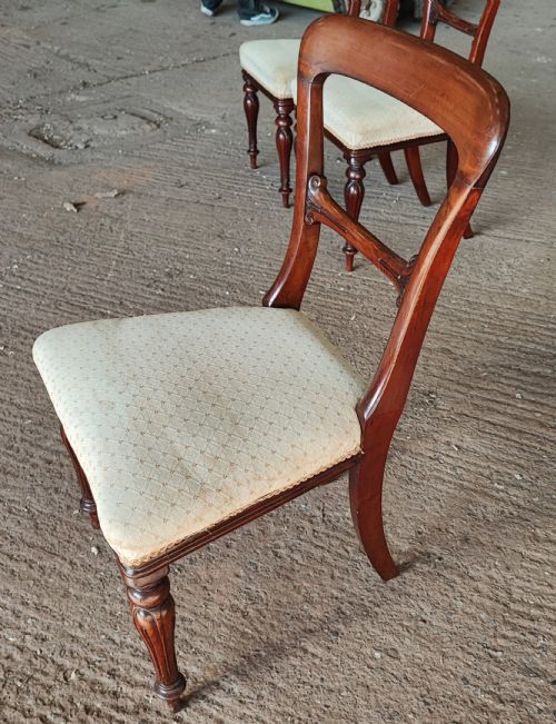 QUALITY SET OF 8 VICTORIAN MAHOGANY DINING CHAIRS - ADDITIONAL PHOTO 4