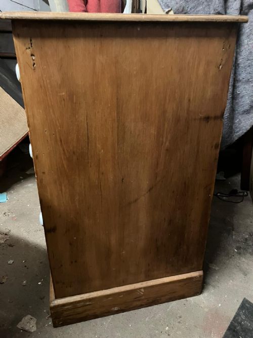 VICTORIAN HEALS OF LONDONPINE CHEST OF DRAWERS - ADDITIONAL PHOTO 4
