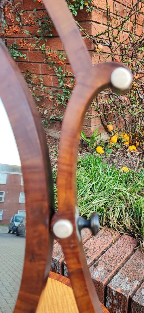 AN ANTIQUE KINGWOOD DRESSING MIRROR - ADDITIONAL PHOTO 1