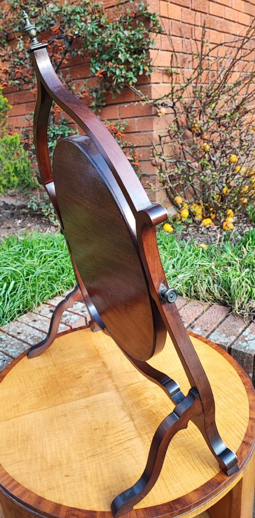 AN ANTIQUE KINGWOOD DRESSING MIRROR - ADDITIONAL PHOTO 9
