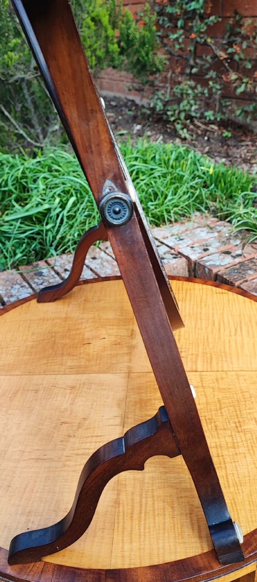 AN ANTIQUE KINGWOOD DRESSING MIRROR - ADDITIONAL PHOTO 16