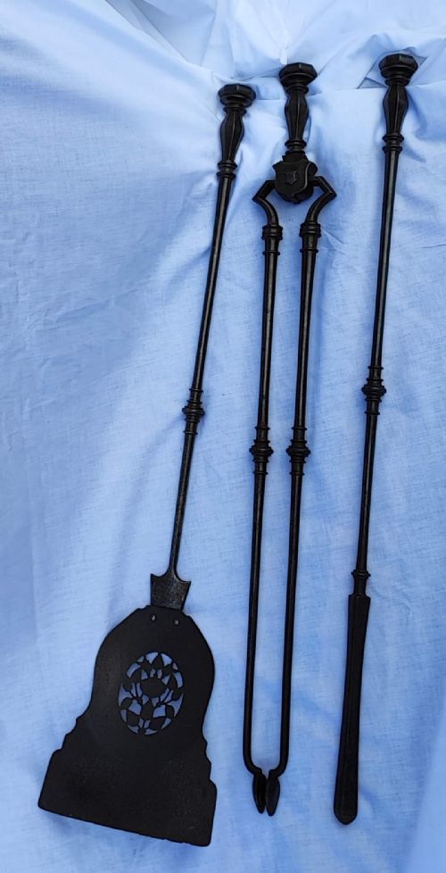 Set of 3 Regency Steel Fire Irons