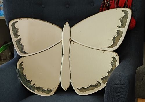 Unusual Art Deco Butterfly Mirror.