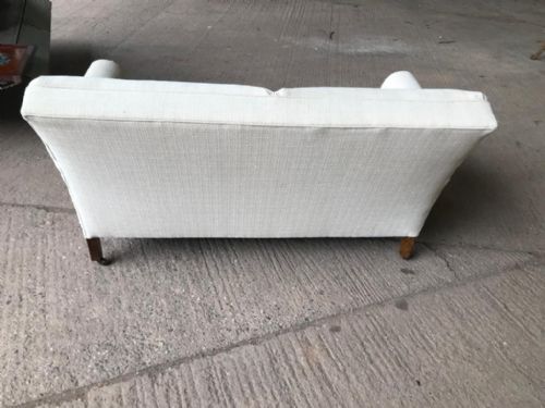 A VICTORIAN SMALL SOFA HARRODS LONDON - ADDITIONAL PHOTO 5