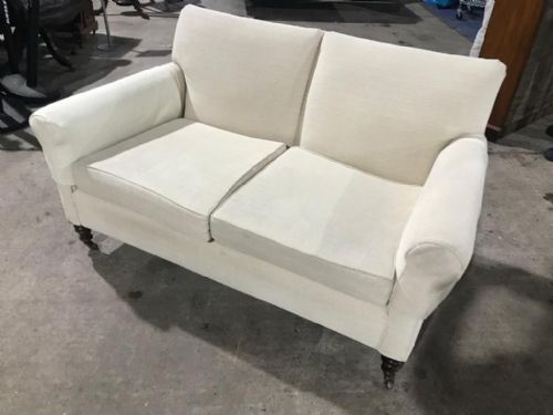 A VICTORIAN SMALL SOFA HARRODS LONDON - ADDITIONAL PHOTO 6