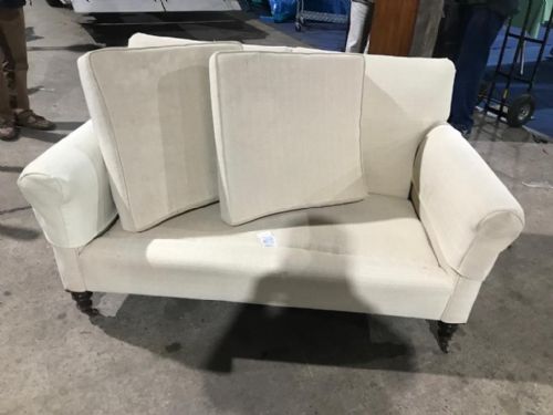 A VICTORIAN SMALL SOFA HARRODS LONDON - ADDITIONAL PHOTO 9