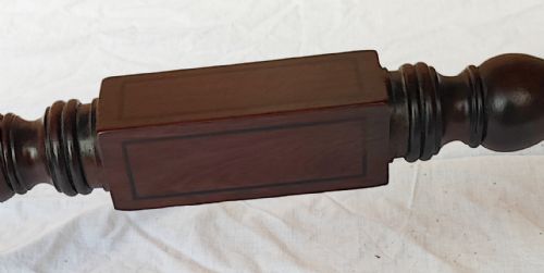 REGENCY MAHOGANY AND EBONY SOFA TABLE - ADDITIONAL PHOTO 7