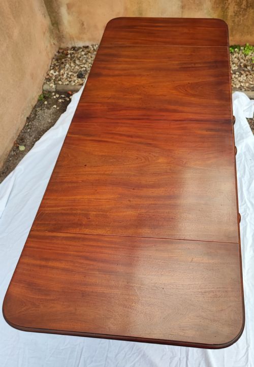 REGENCY MAHOGANY AND EBONY SOFA TABLE - ADDITIONAL PHOTO 24