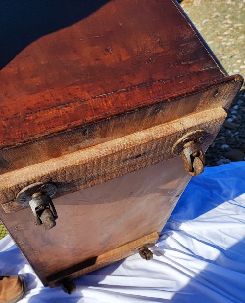 WILLIAM IV MAHOGANY WINE COOLER LONDON MAKER - ADDITIONAL PHOTO 1