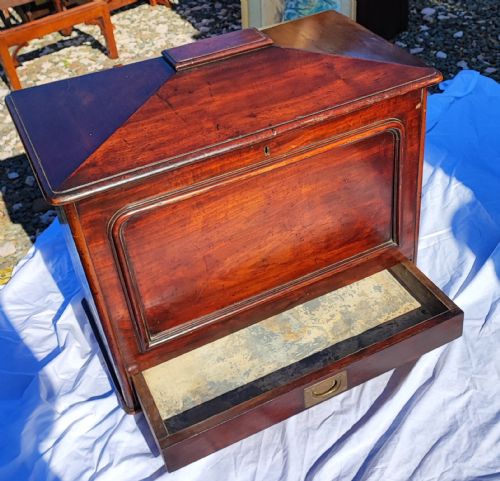 WILLIAM IV MAHOGANY WINE COOLER LONDON MAKER - ADDITIONAL PHOTO 2