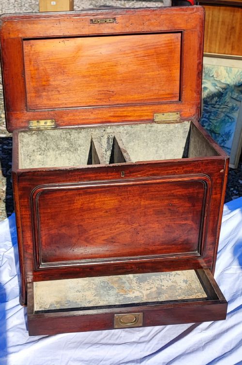 WILLIAM IV MAHOGANY WINE COOLER LONDON MAKER - ADDITIONAL PHOTO 8