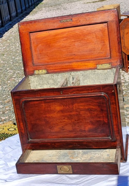WILLIAM IV MAHOGANY WINE COOLER LONDON MAKER - ADDITIONAL PHOTO 10