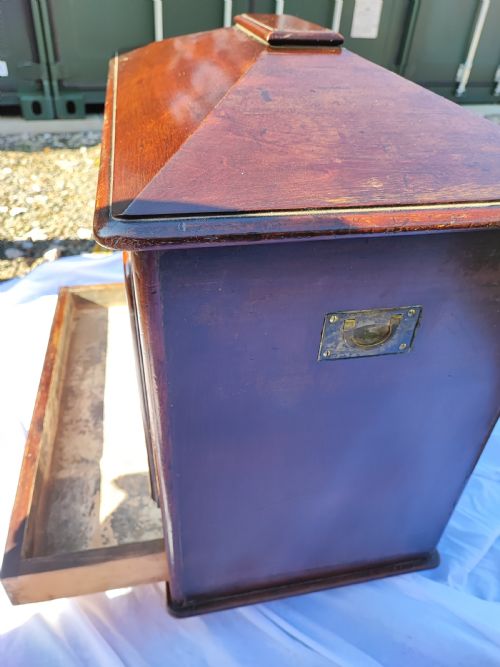 WILLIAM IV MAHOGANY WINE COOLER LONDON MAKER - ADDITIONAL PHOTO 18