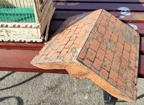 AN ANTIQUE FOLK ART PAVILION BIRD CAGE - ADDITIONAL PHOTO 5