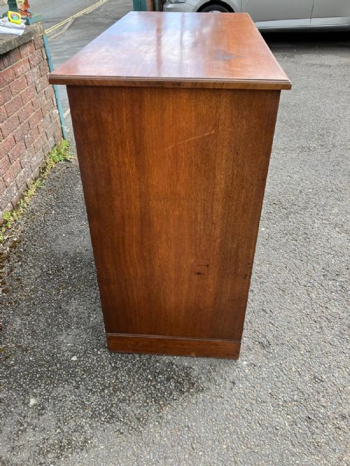 GILLOW CO ART'S AND CRAFTS WALNUT CHEST - ADDITIONAL PHOTO 4