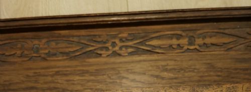 ART'S AND CRAFTS OAK TABLE BOOKSHELF WITH A COLLECTION OF 28 CLASSIC NOVELS - ADDITIONAL PHOTO 2