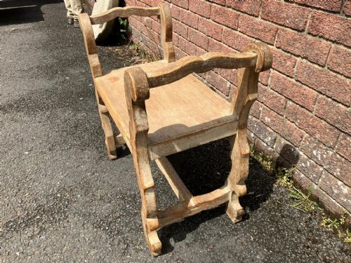 COTSWOLD LIMED PINE STOOL - ADDITIONAL PHOTO 1