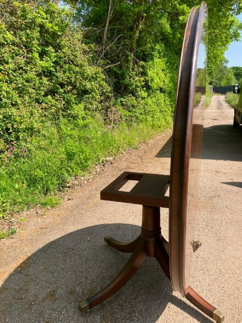 ANTIQUE LARGE 5FT 6 QUALITY MAHOGANY DINING TABLE IN THE GEORGE III STYLE - ADDITIONAL PHOTO 3