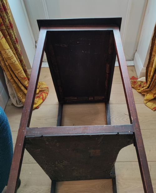 ELEGANT GEORGE III MAHOGANY LAMP SIDE TABLE - ADDITIONAL PHOTO 5
