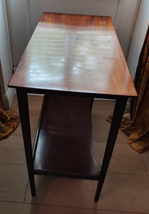 ELEGANT GEORGE III MAHOGANY LAMP SIDE TABLE - ADDITIONAL PHOTO 7