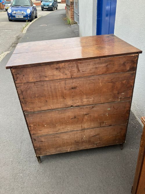 CHARMING GEORGE III OAK CHEST OF SMALL SIZE - ADDITIONAL PHOTO 2