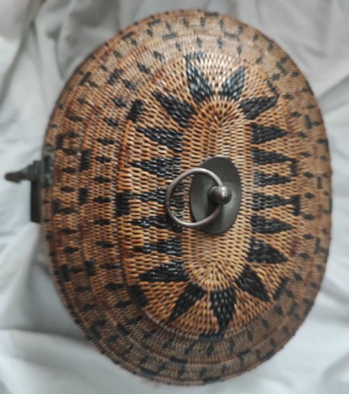 EARLY 19C BASKETRY MADE BOX - ADDITIONAL PHOTO 4