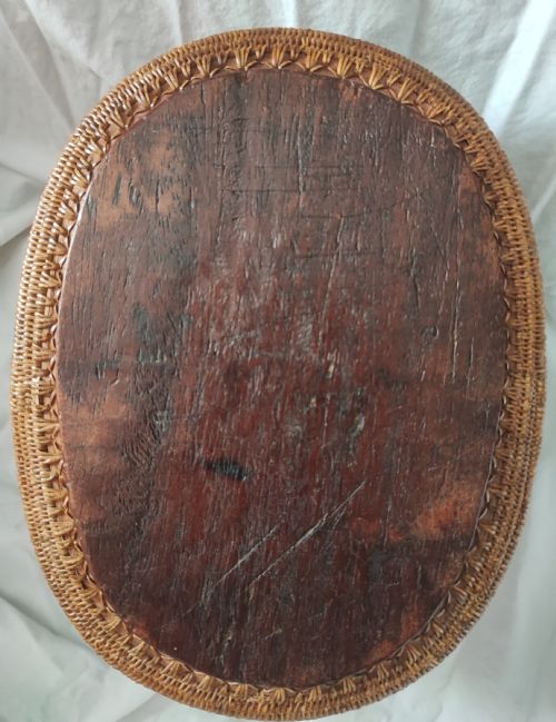 EARLY 19C BASKETRY MADE BOX - ADDITIONAL PHOTO 5