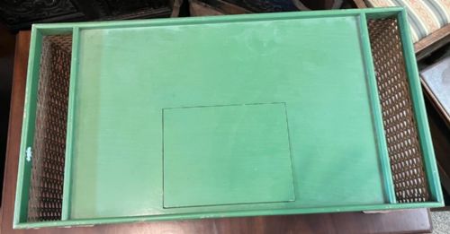 A WICKER AND PAINTED ART DECO READING OR BREAKFAST TABLE - ADDITIONAL PHOTO 5