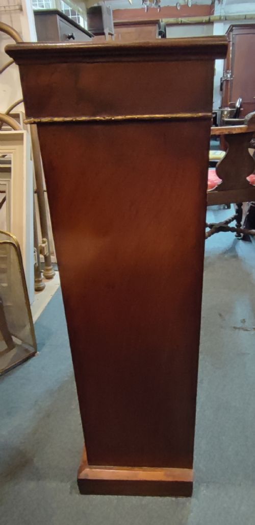 VICTORIAN INLAID WALNUT PIER DISPLAY CABINET - ADDITIONAL PHOTO 1