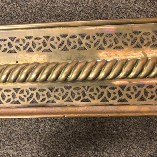 REGENCY PIERCED BRASS FENDER - ADDITIONAL PHOTO 1