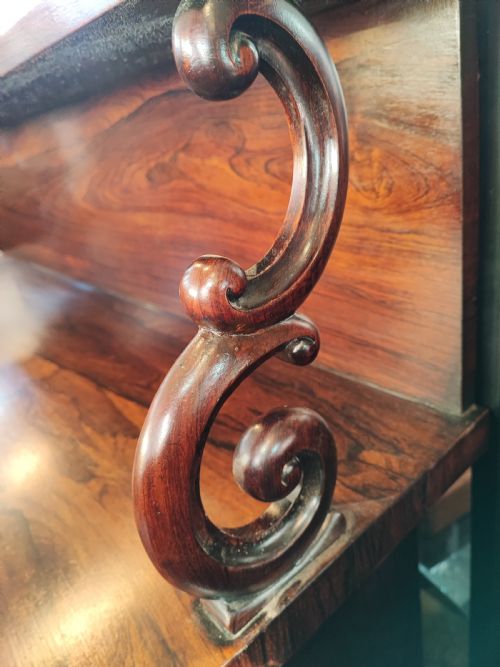 A FINE REGENCY ROSEWOOD AND PAPER MACHE SIDE CABINET - ADDITIONAL PHOTO 7