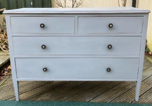 a pretty antique painted chest of drawers - CATEGORY: ANTIQUE CHEST OF DRAWERS - DATED 1920