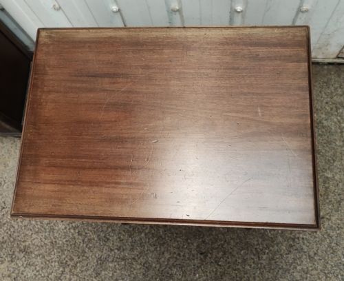 ANTIQUE MAHOGANY LAMP OCCASIONAL TABLE BY WILLIAM BIRCH FOR LIBERTY AND CO - ADDITIONAL PHOTO 4
