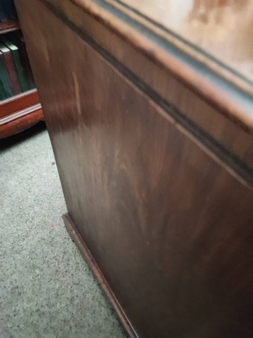 QUALITY SMALL GEORGIAN MAHOGANY CHEST OF DRAWERS - ADDITIONAL PHOTO 11