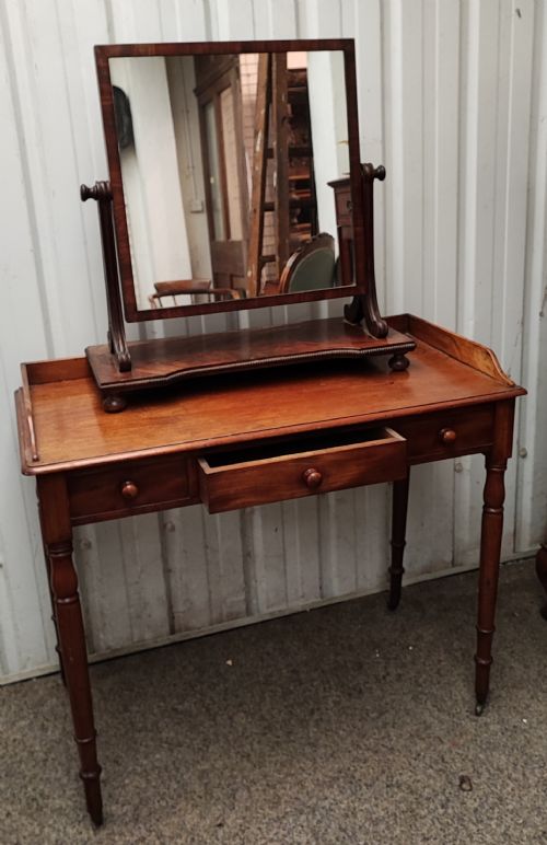 REGENCY MAHOGANY DRESSING TABLE - ADDITIONAL PHOTO 15